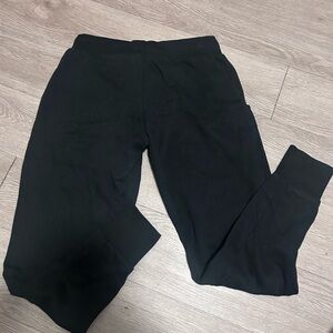 Kappa Black Sweatshirt with Silver Logo Tag